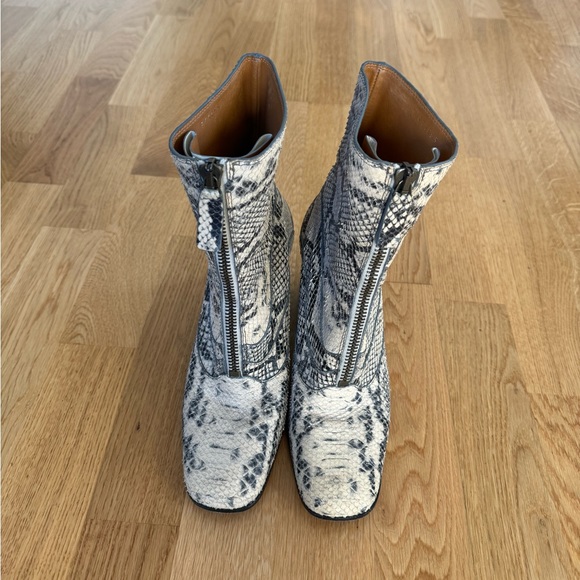 Chloe snake skin heeled ankle boot - Picture 2 of 4